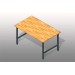 SSG Industrial Workbench Laminated Wood Top Basic Large