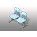 SSG Seat Tandem Armrests PPCS 2 Chairs Large
