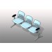 SSG Seat Tandem Armrests PPCS 3 Chairs Large