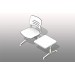 SSG Seat Tandem Lounge Armrests PPL 1 Chair 1 Table Large