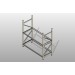 SSG Shelving Wide Span Powder Coated Steel 32x72x80 2 Shelves Anchors Wire Deck Large
