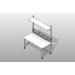 SSG Workbench Shelf Monitor mount powerbar castors Large